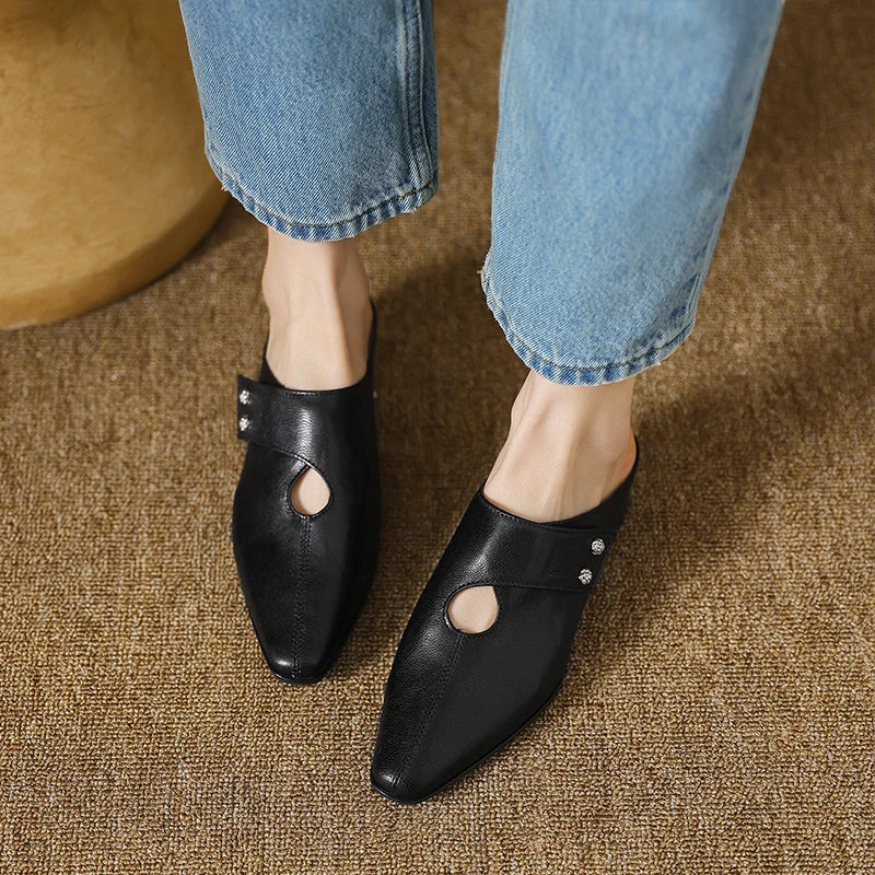 Olga | Mules in Vera Pelle