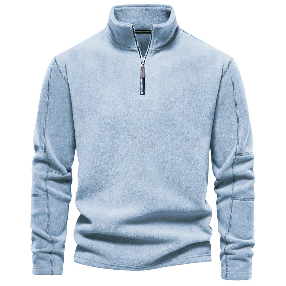 Pullover Norman con Zip a 1/4