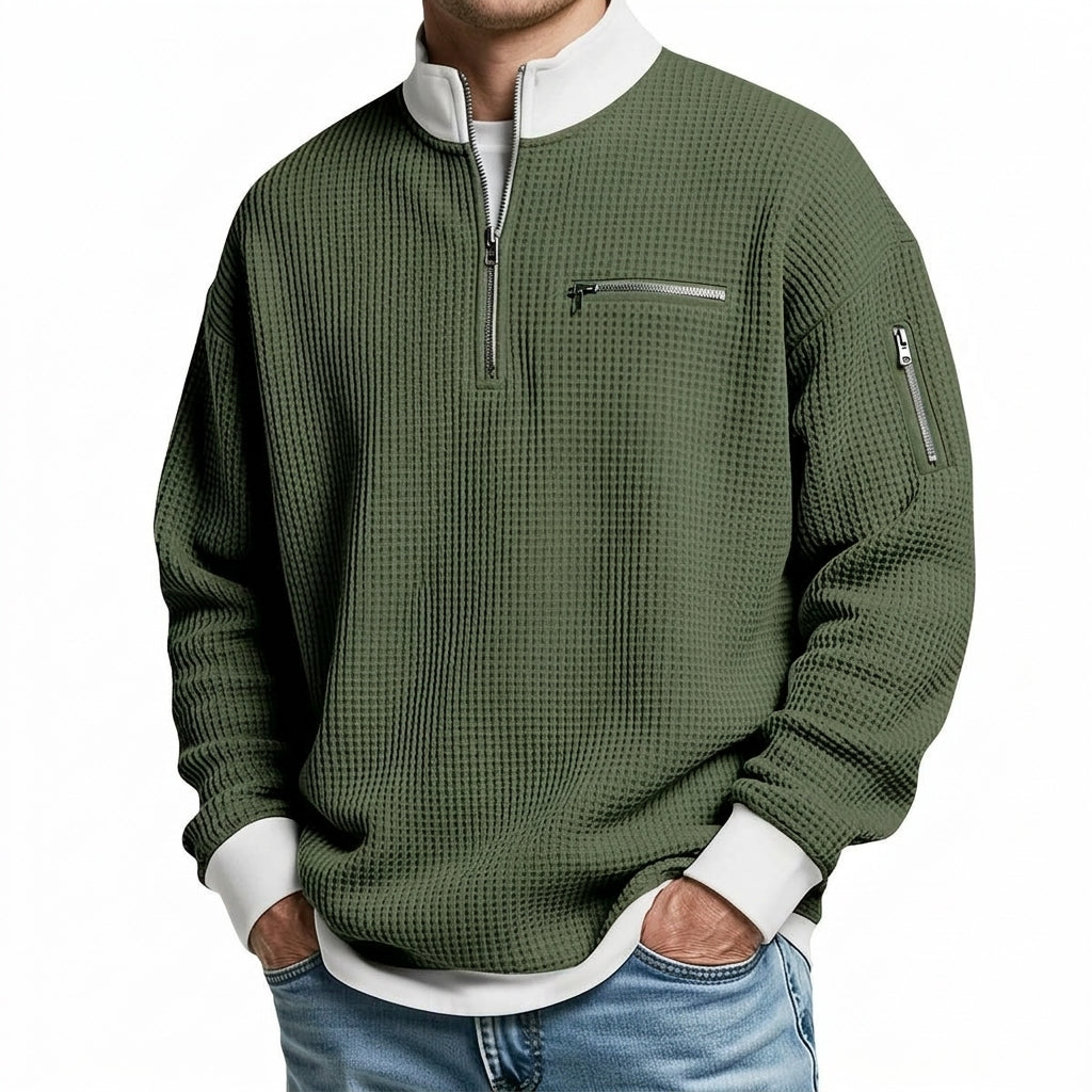 Maglione Samuel a Mezzo Zip
