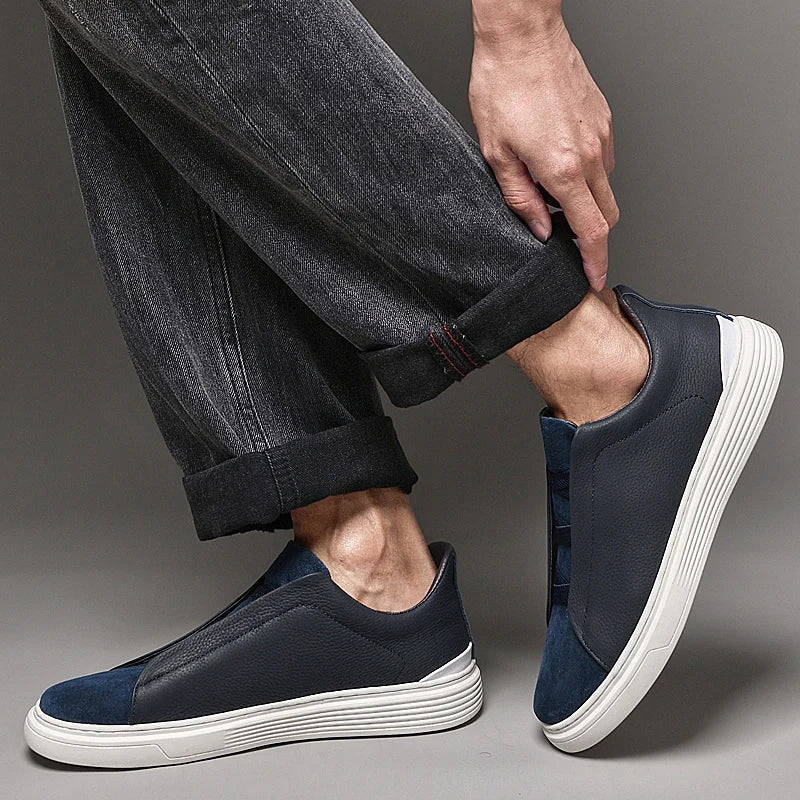 Matteo — Slip-On in Camoscio e Pelle