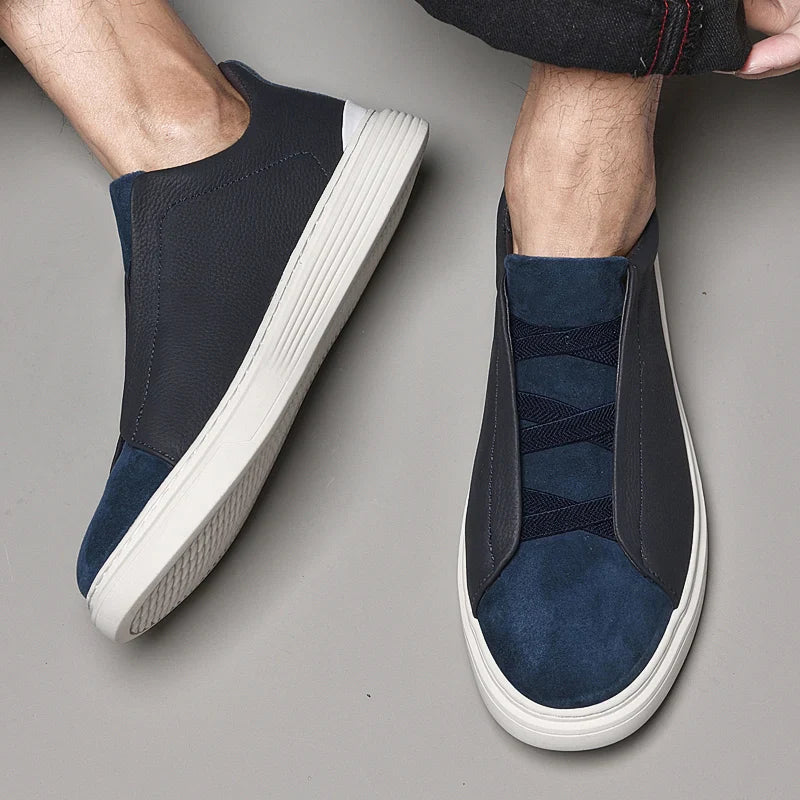 Matteo — Slip-On in Camoscio e Pelle