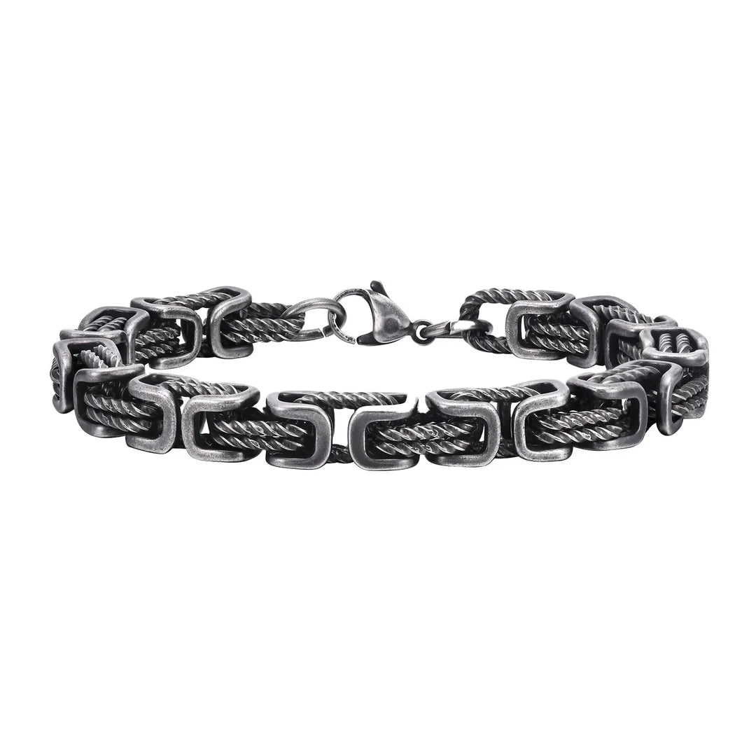 Bracciale a maglie Silvano