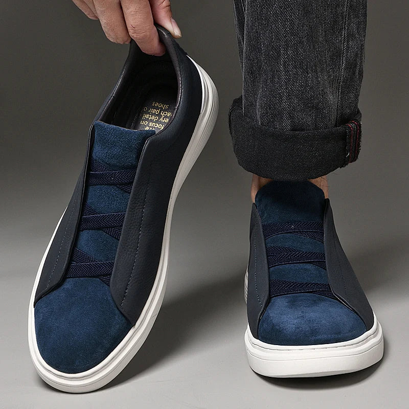 Matteo — Slip-On in Camoscio e Pelle