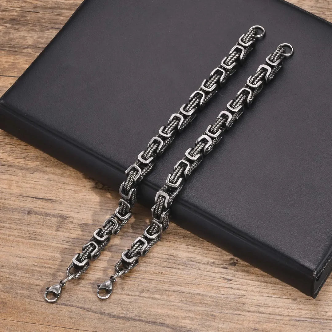 Bracciale a maglie Silvano