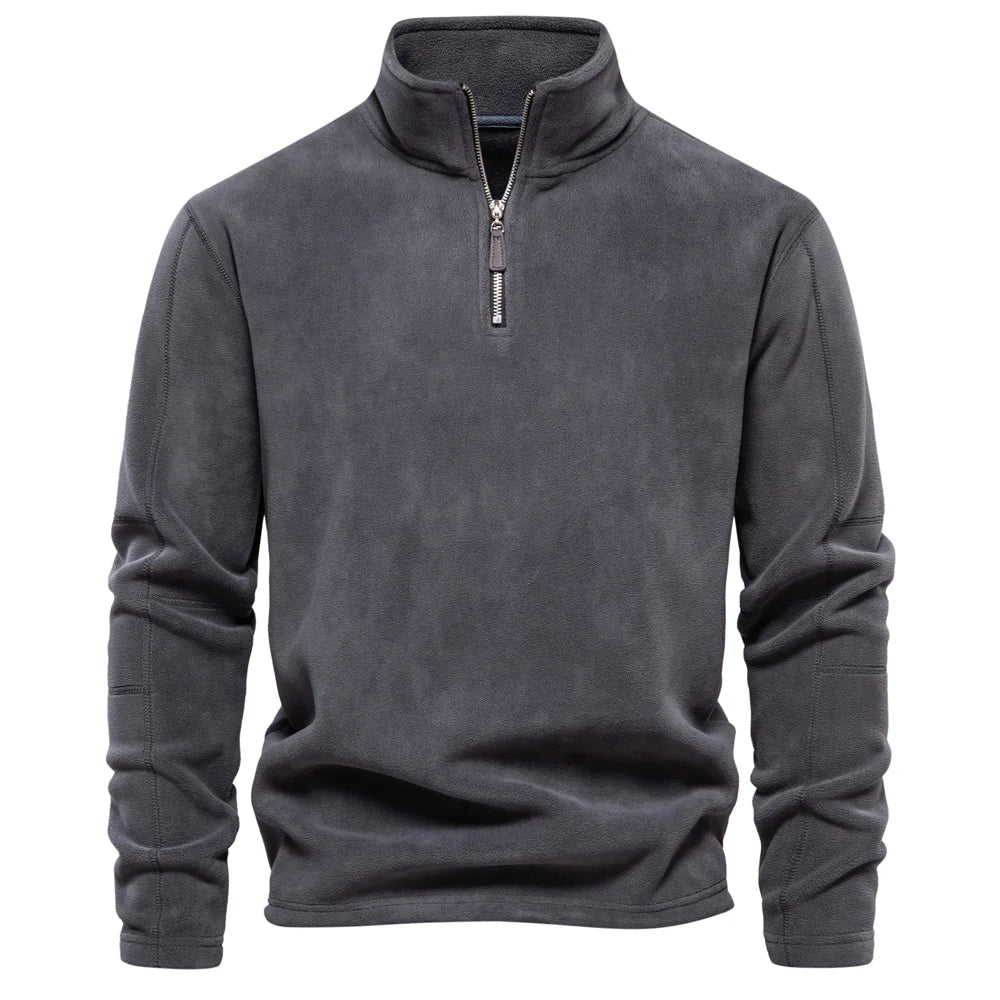 Pullover Norman con Zip a 1/4