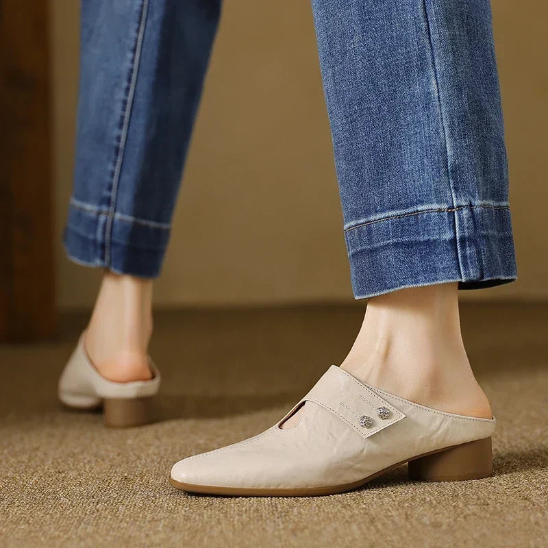 Olga | Mules in Vera Pelle