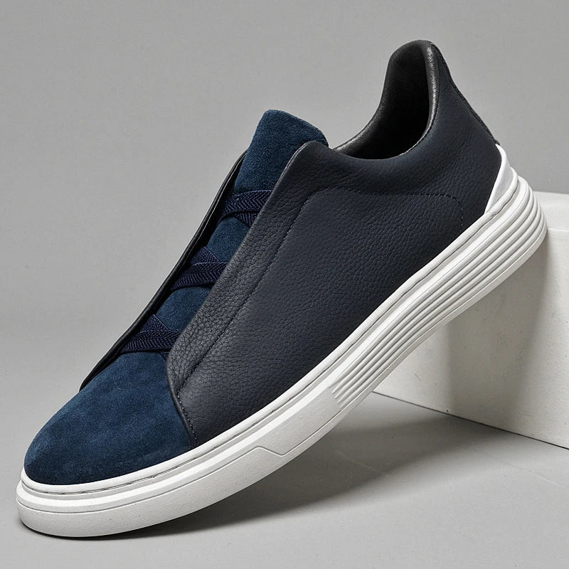 Matteo — Slip-On in Camoscio e Pelle