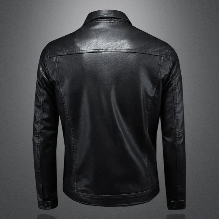 Giacca leggera in pelle