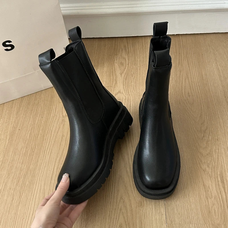 Ophelia™ | Stivaletti Chelsea con Suola Spessa