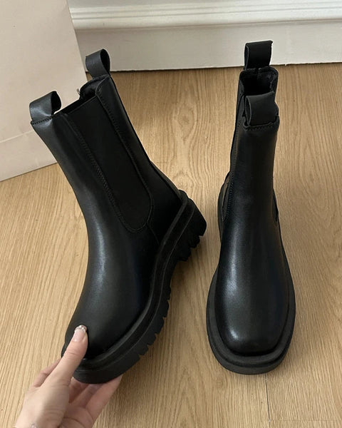 Ophelia™ | Stivaletti Chelsea con Suola Spessa