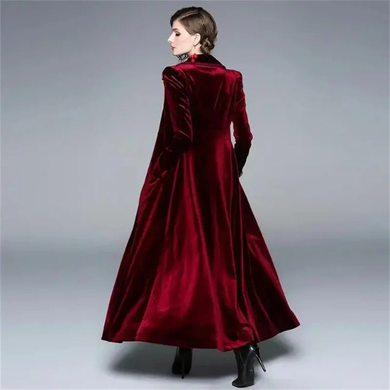 Seraphina | Cappotto largo in velluto