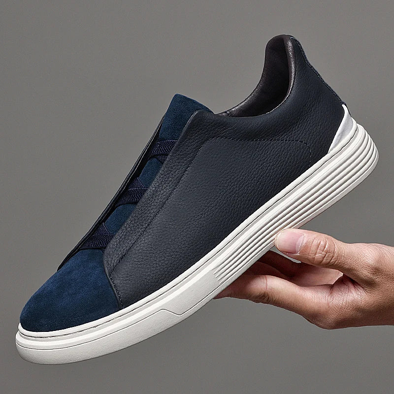 Matteo — Slip-On in Camoscio e Pelle