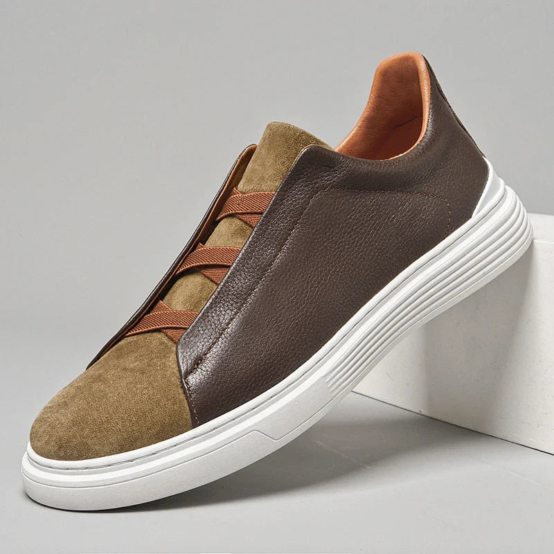 Matteo — Slip-On in Camoscio e Pelle