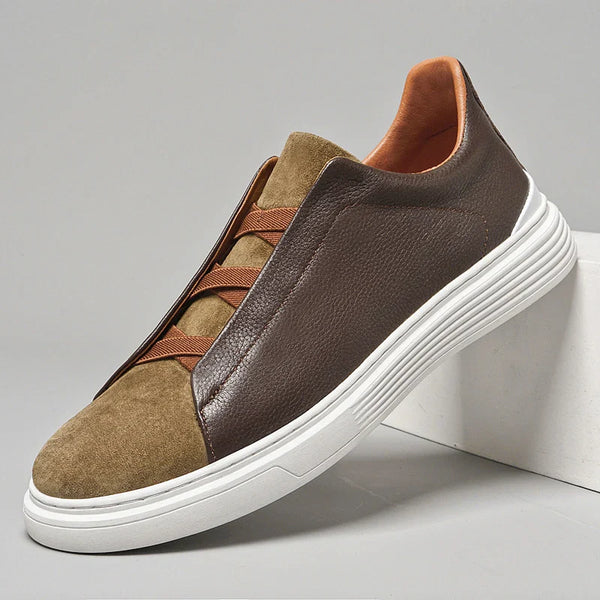 Matteo — Slip-On in Camoscio e Pelle