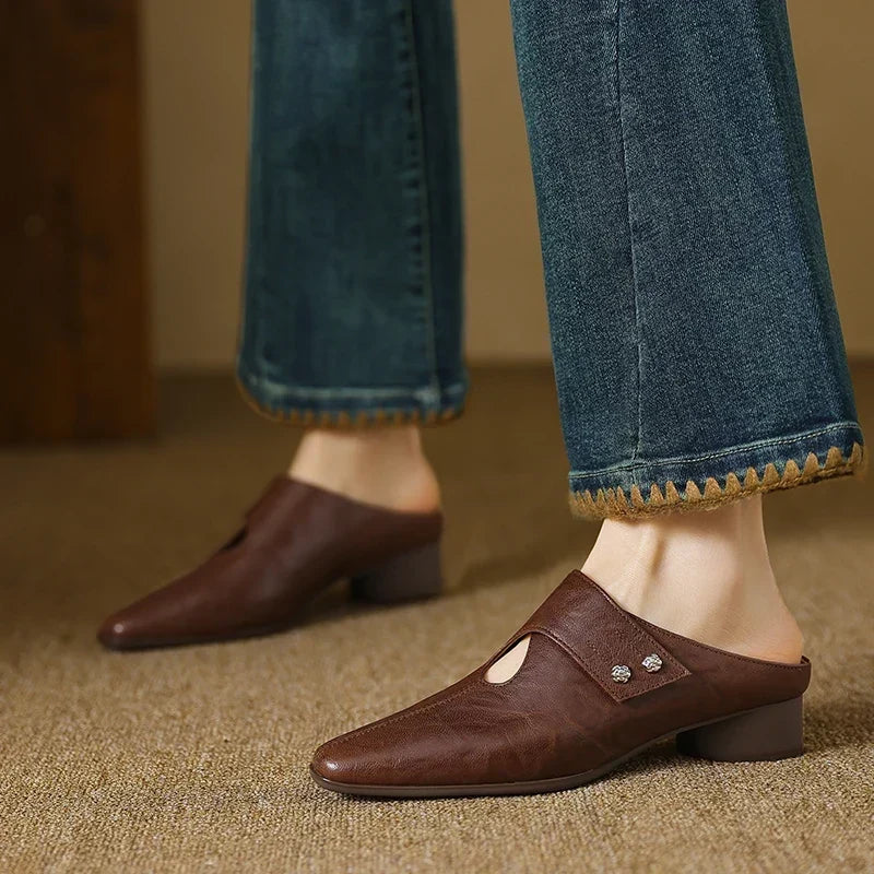 Olga | Mules in Vera Pelle
