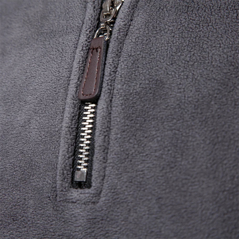 Pullover Norman con Zip a 1/4
