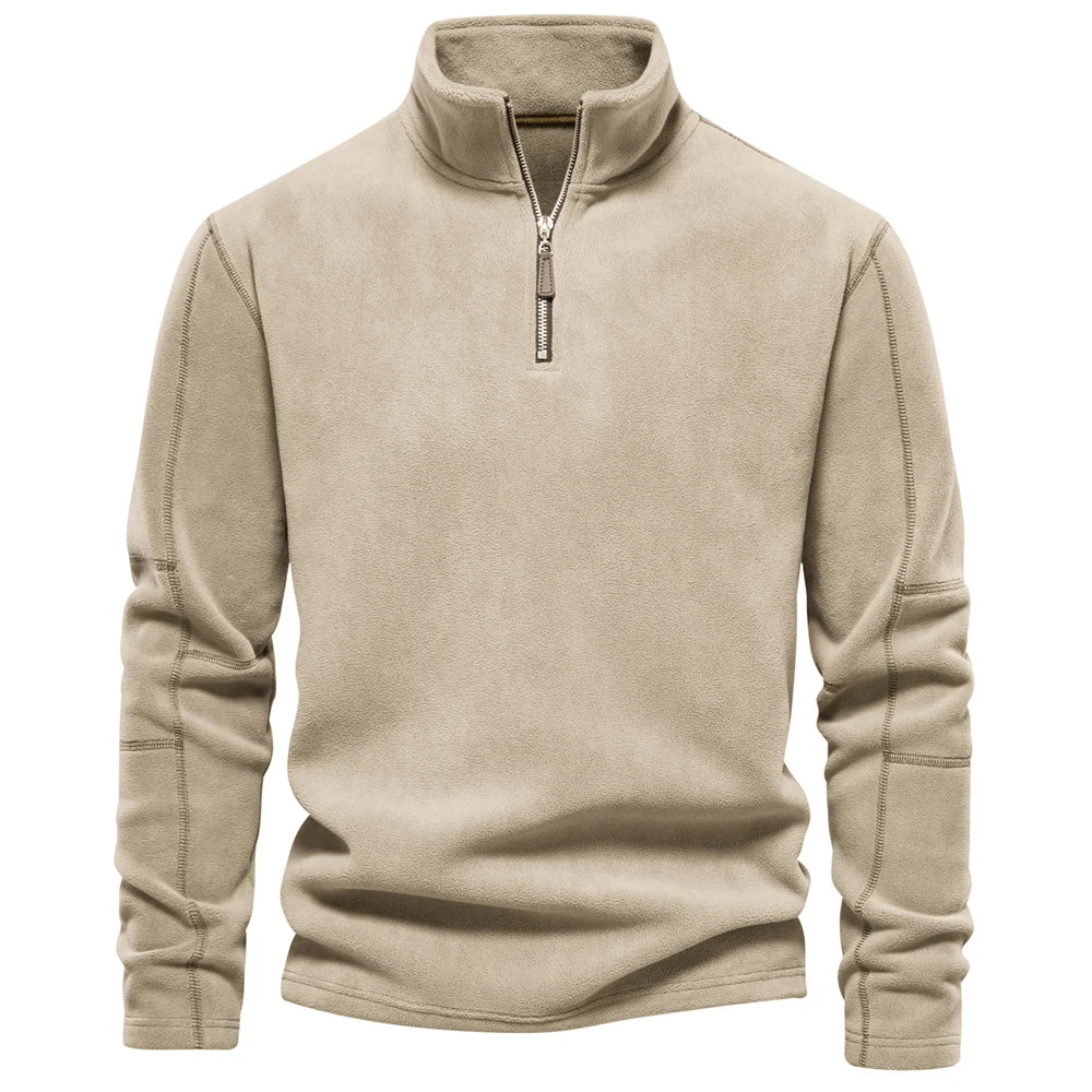 Pullover Norman con Zip a 1/4