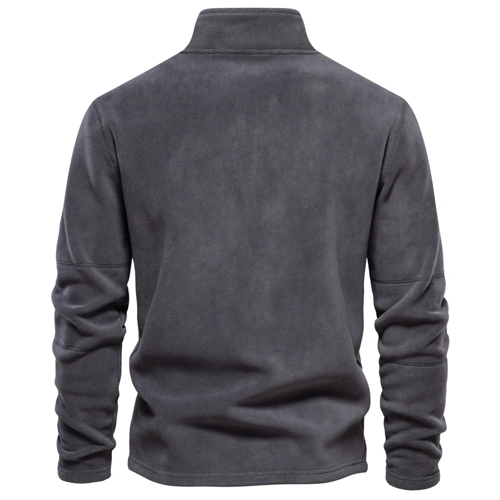 Pullover Norman con Zip a 1/4