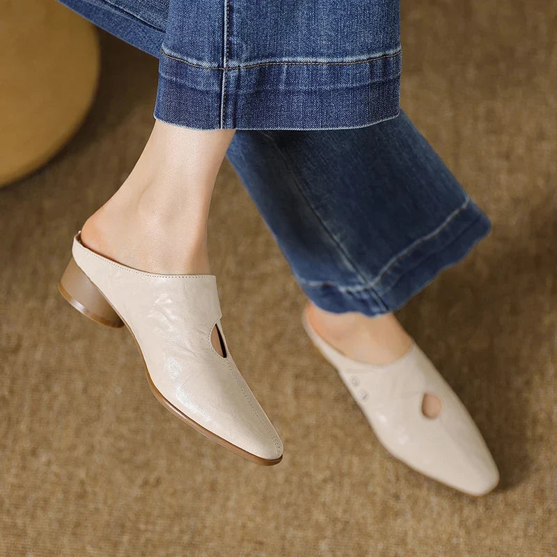 Olga | Mules in Vera Pelle