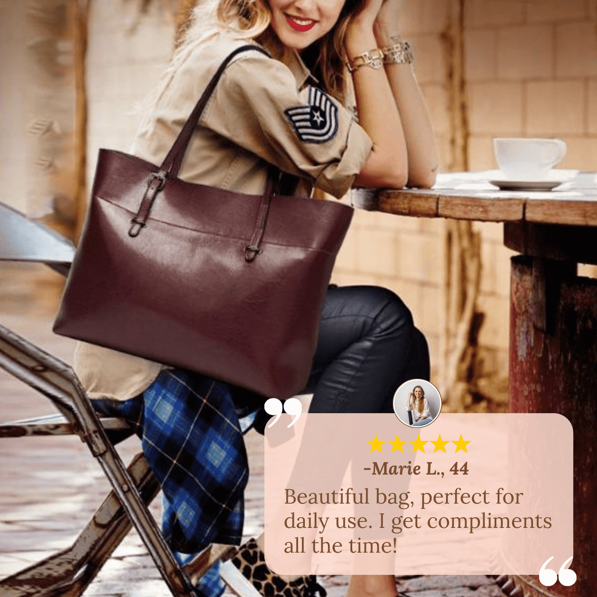 Borsa Essenziale Sleek di Francesca | Tote Bag