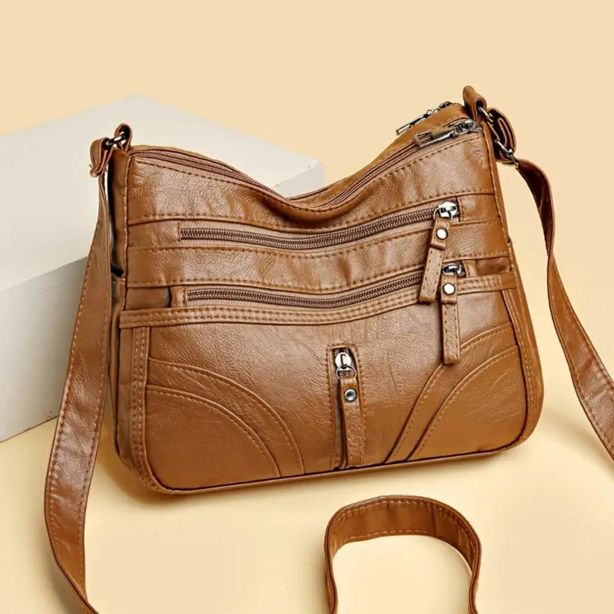 Borsa a tracolla Multi-Zip di Giulia