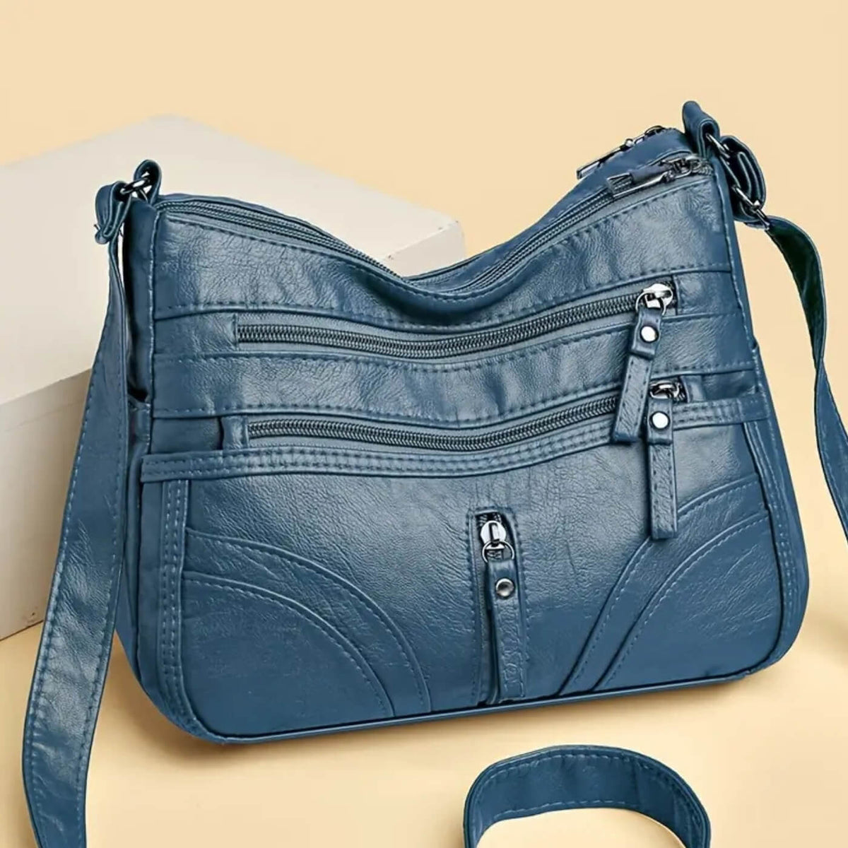 Borsa a tracolla Multi-Zip di Giulia