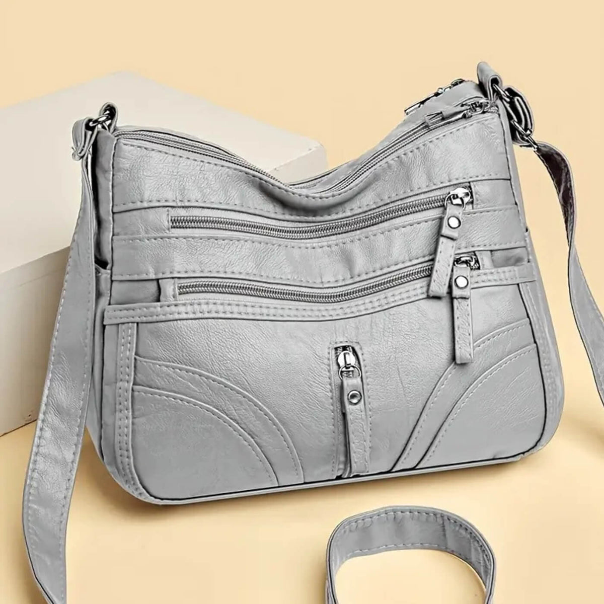 Borsa a tracolla Multi-Zip di Giulia