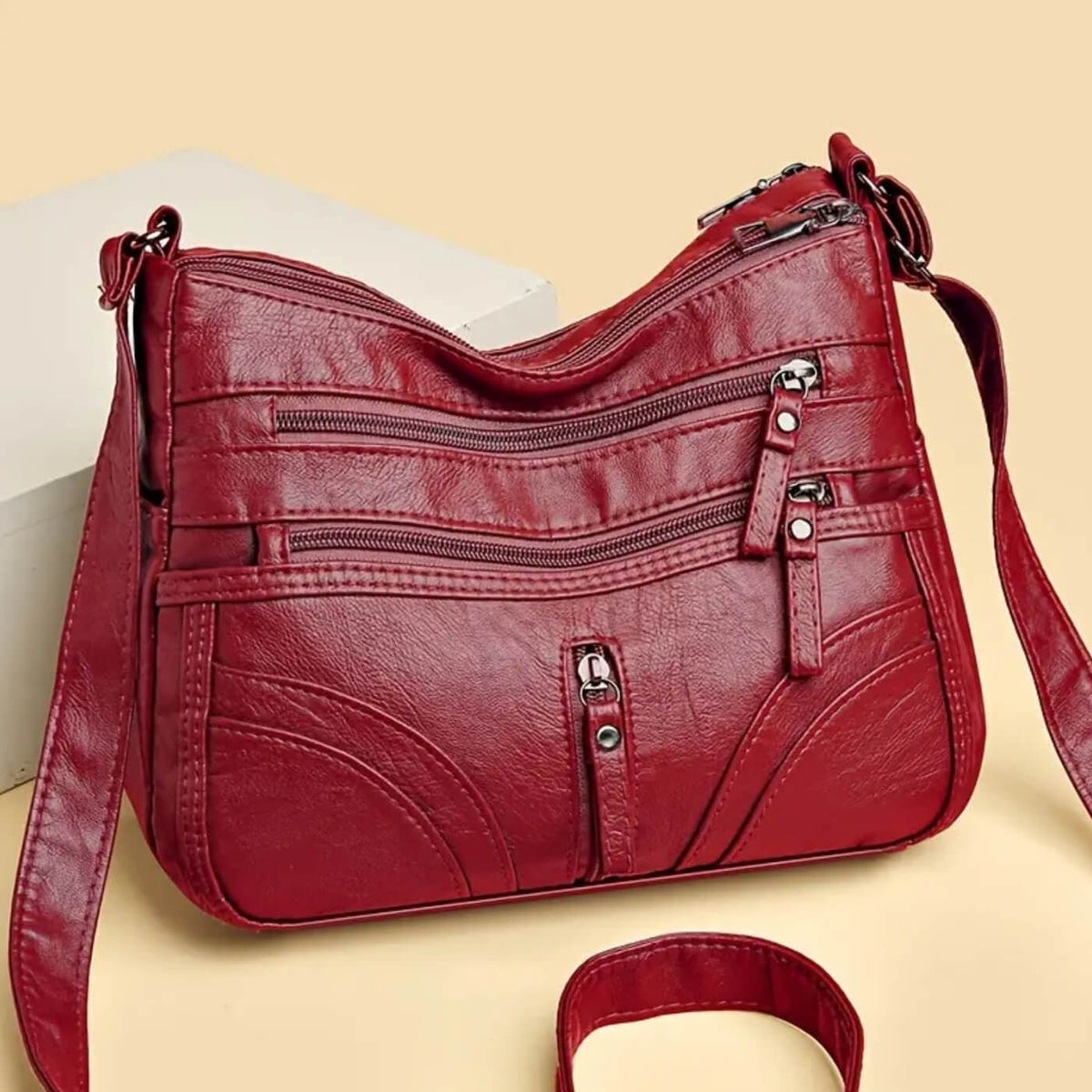 Borsa a tracolla Multi-Zip di Giulia