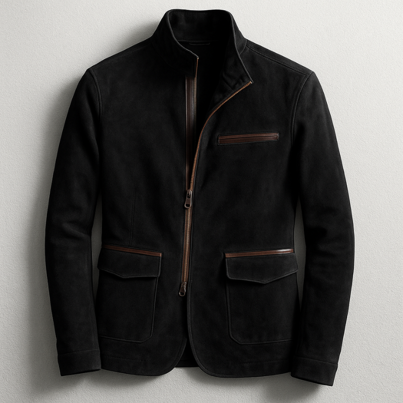 Giacca in Suede Russell
