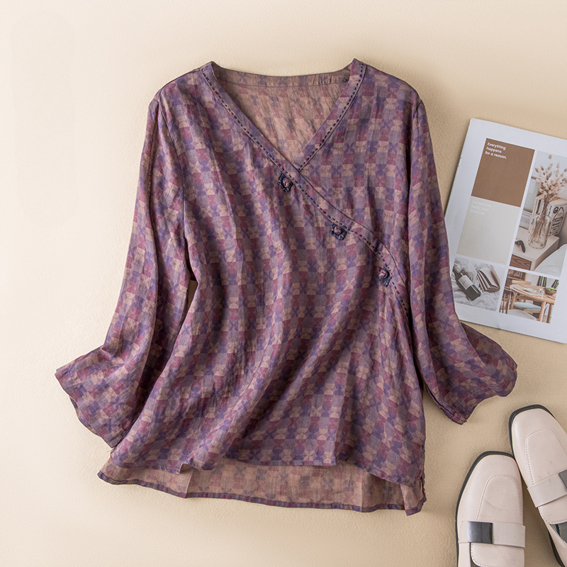 Blusa in Lino Avery