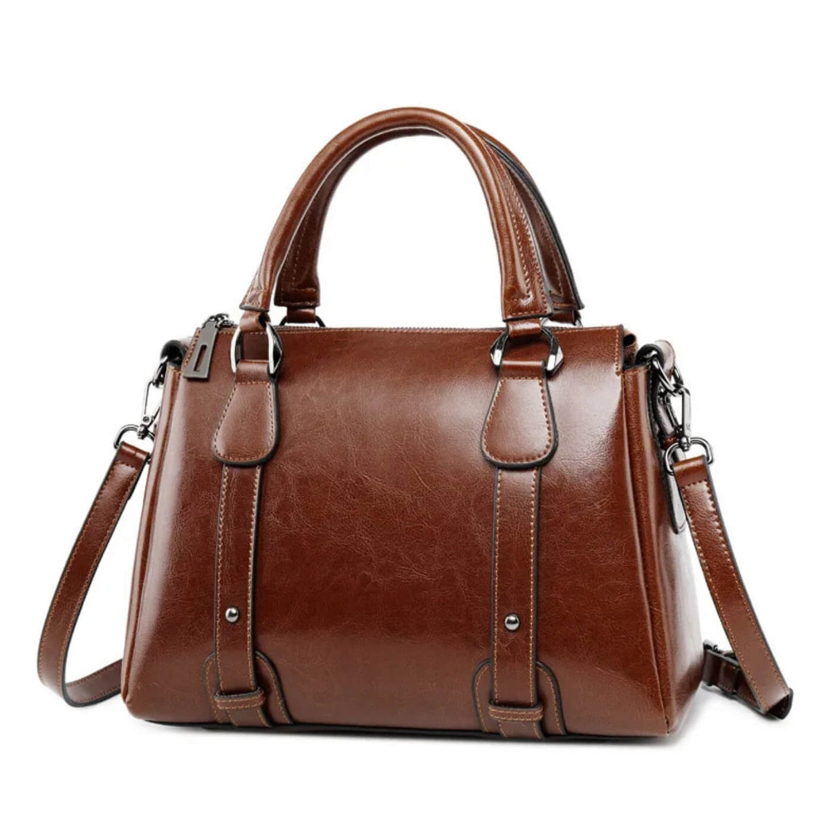 Borsa a Spalla Valeria Top-Zip