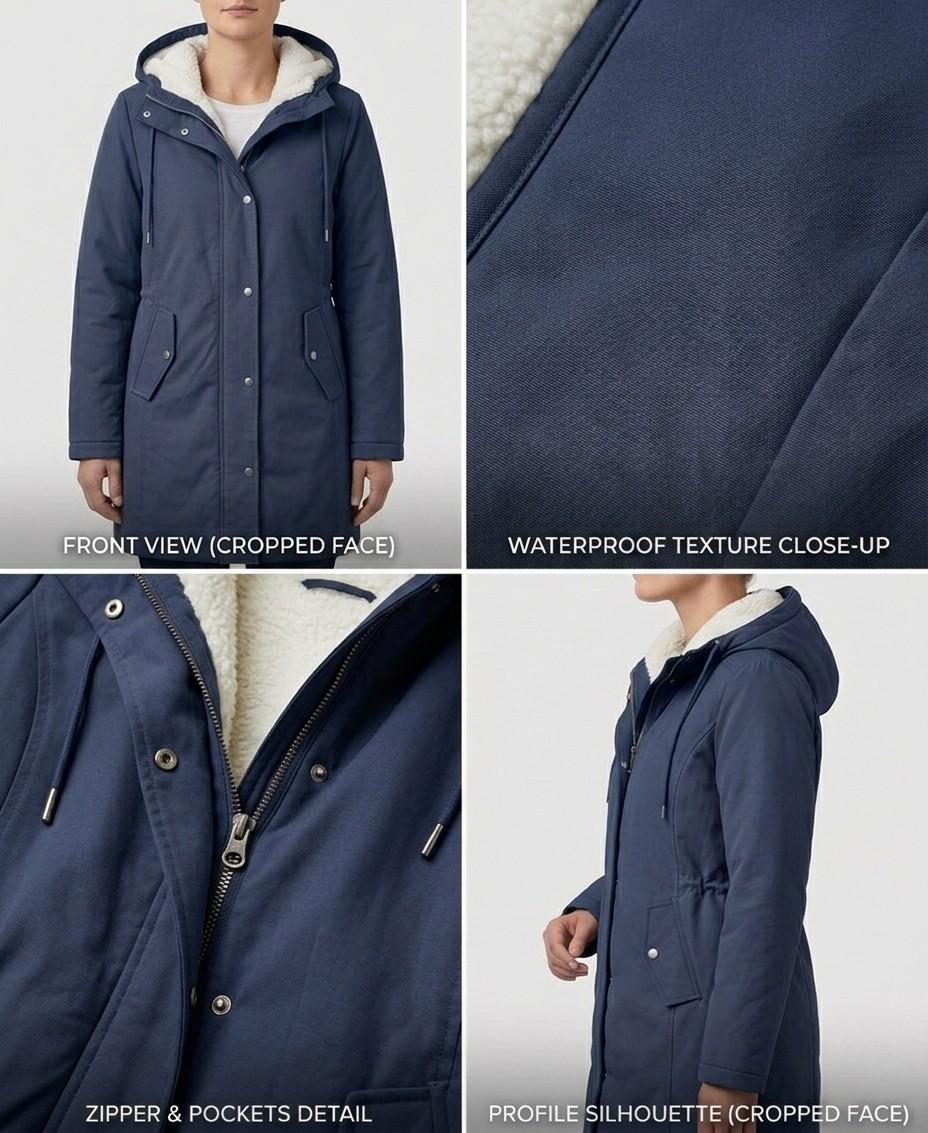 Marjorie™ | Cappotto Impermeabile con Capuccio e Confortevole