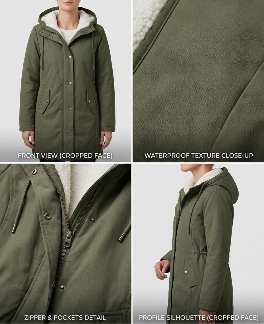 Marjorie™ | Cappotto Impermeabile con Capuccio e Confortevole