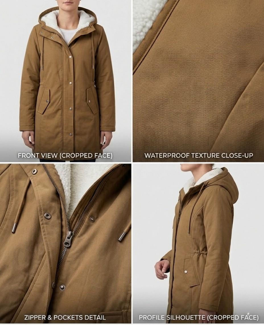 Marjorie™ | Cappotto Impermeabile con Capuccio e Confortevole