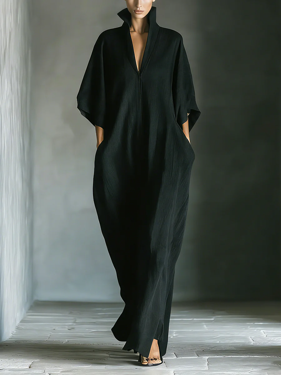 Susan | Abito Maxi con Maniche a Kimono Oversize