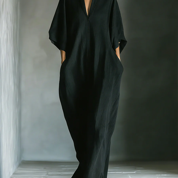 Susan | Abito Maxi con Maniche a Kimono Oversize