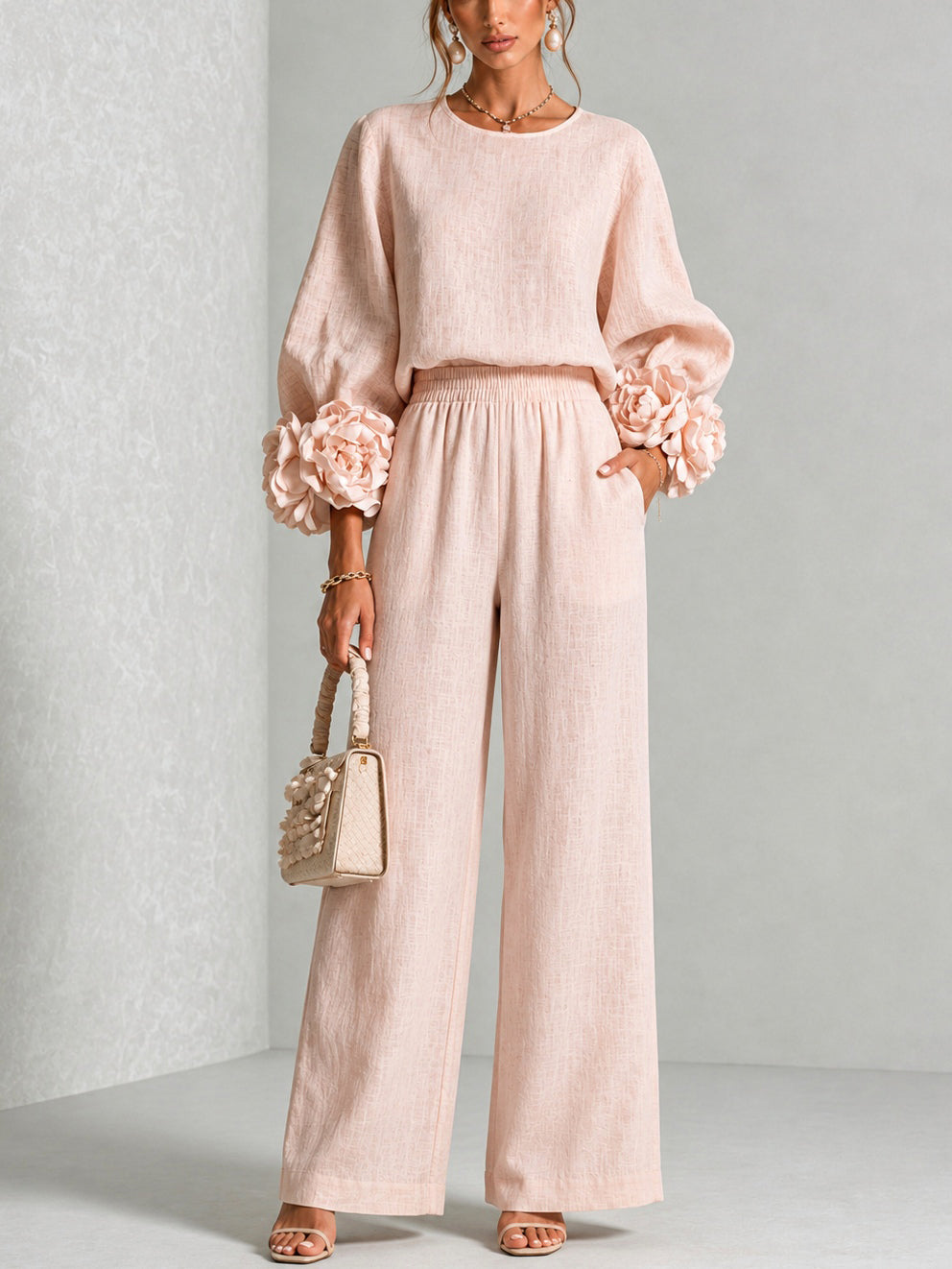 Carys | Set Due Pezzi con Cuffia Floreale