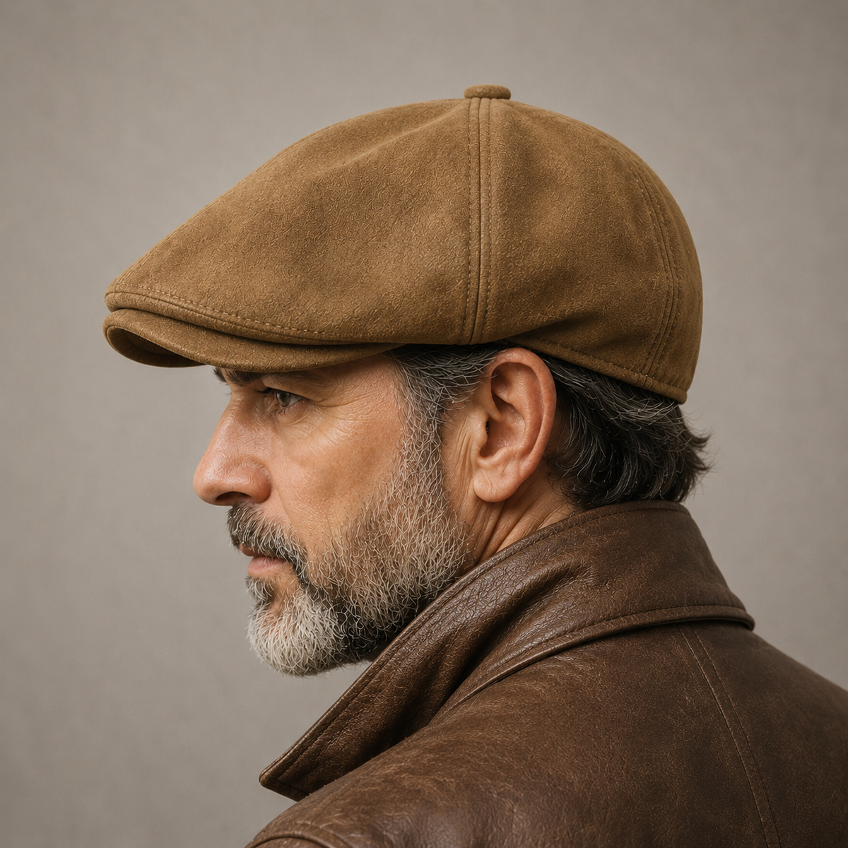 Berretto in suede