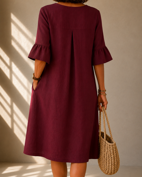 Clara™ | Vestito a Pulsante