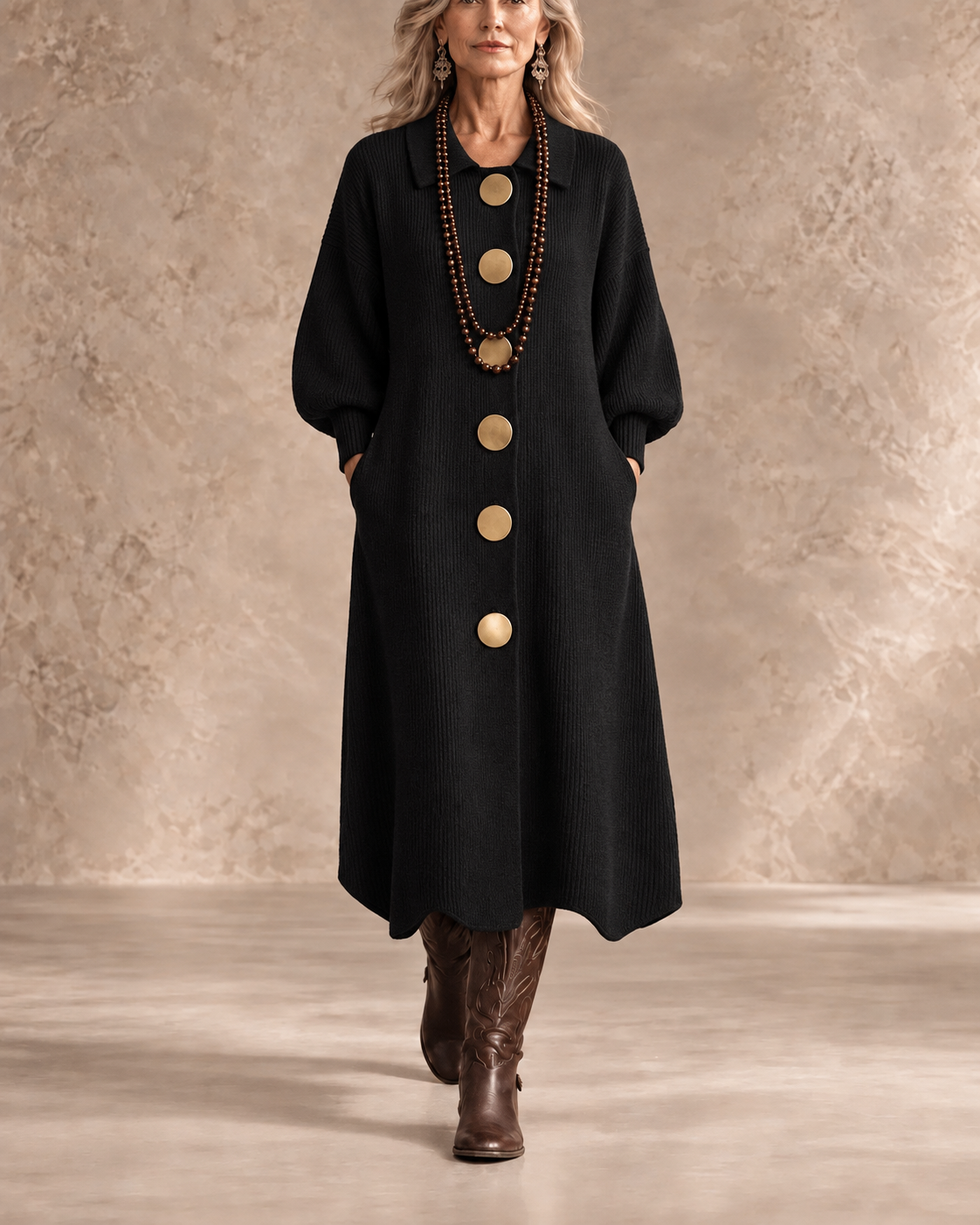 Evelyn™ | Abito Elegante a Bottone
