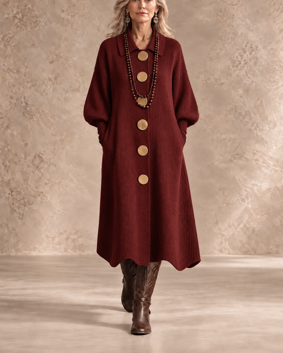 Evelyn™ | Abito Elegante a Bottone