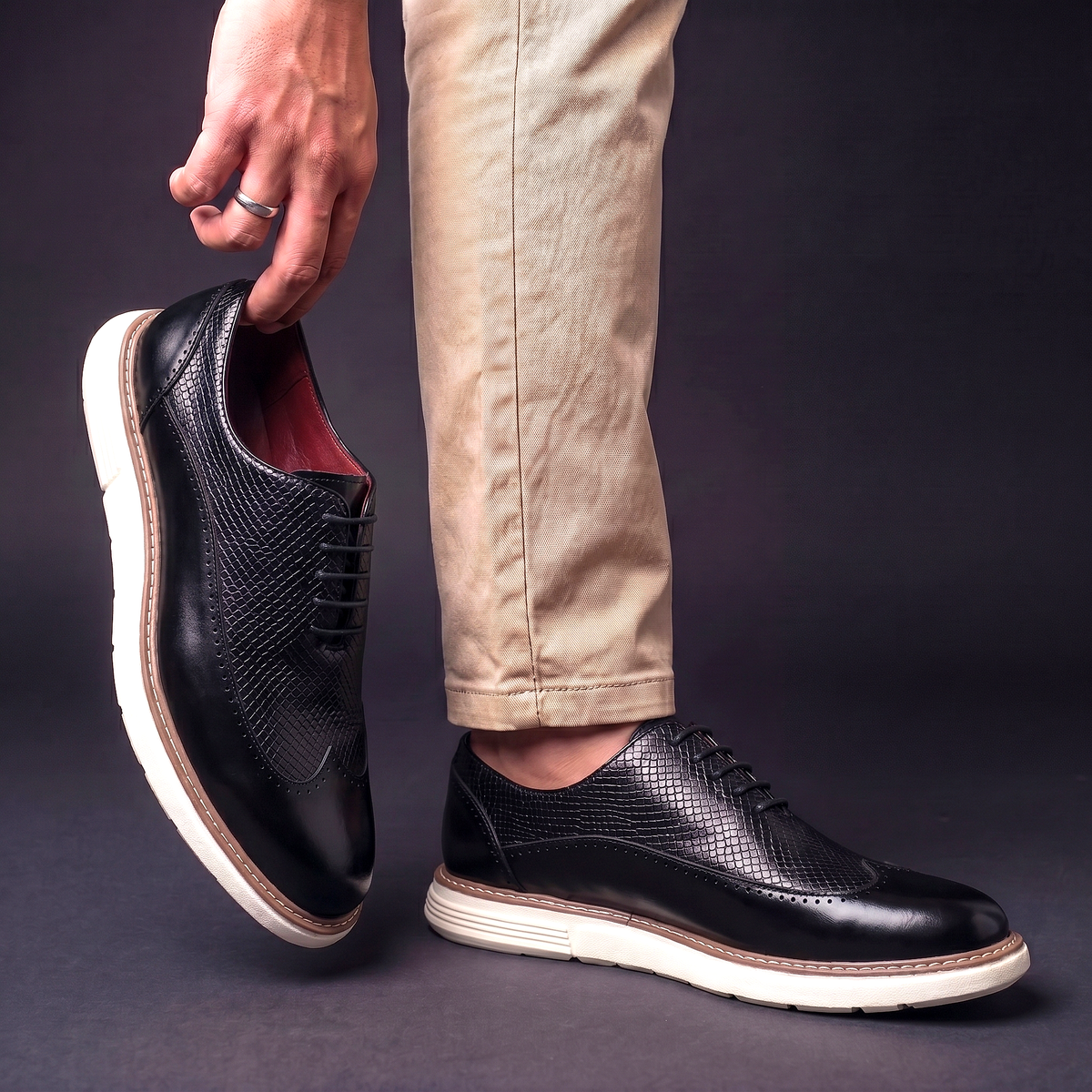 Oxfords in Pelle Rodger