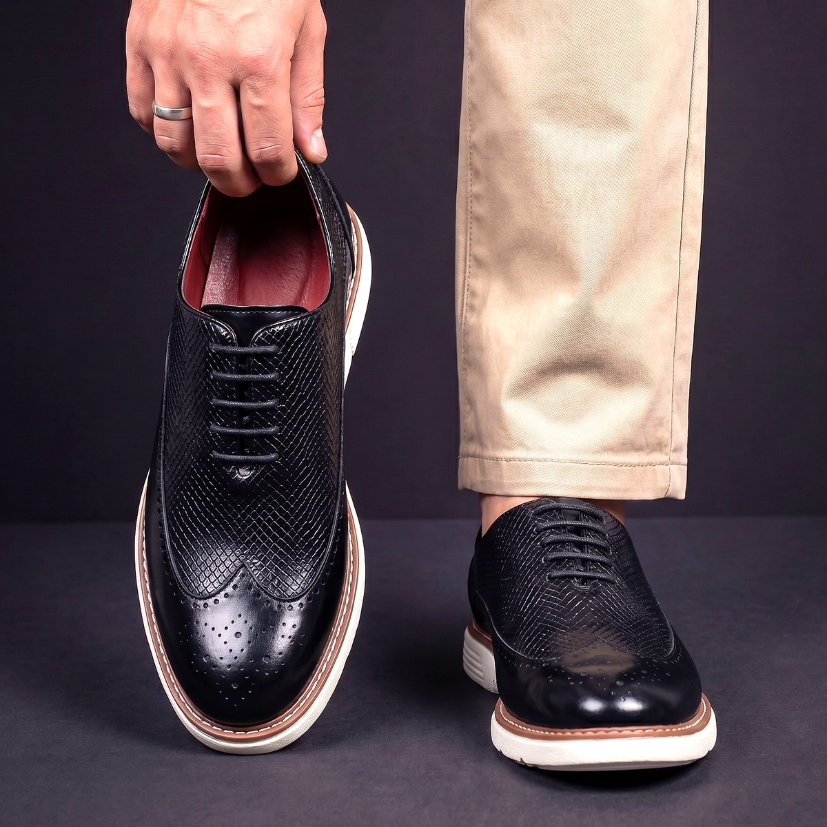 Oxfords in Pelle Rodger