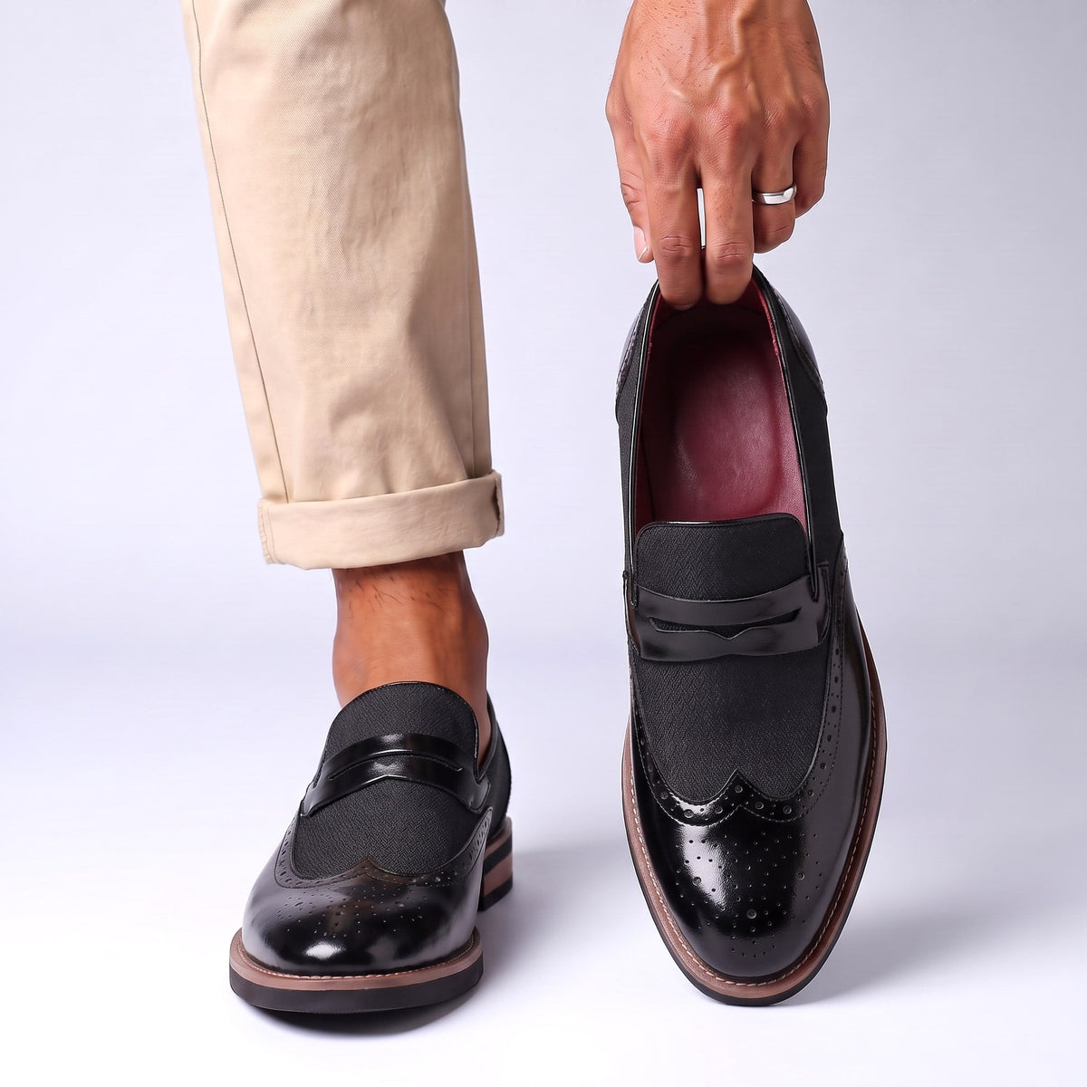 Mocassini Belvoir Wingtip