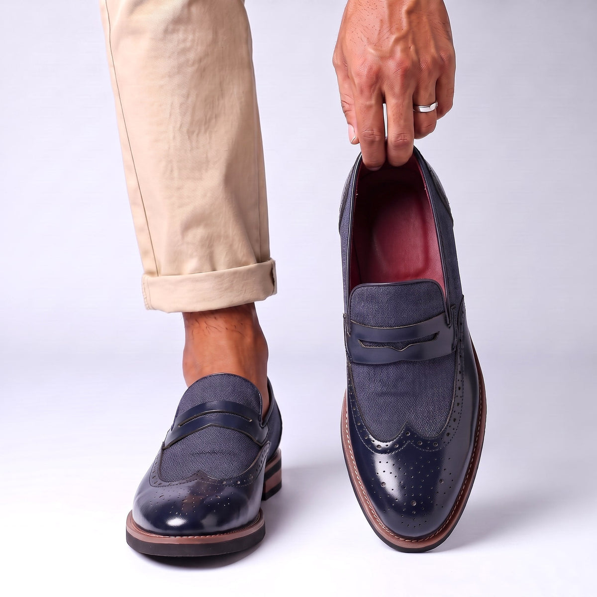 Mocassini Belvoir Wingtip