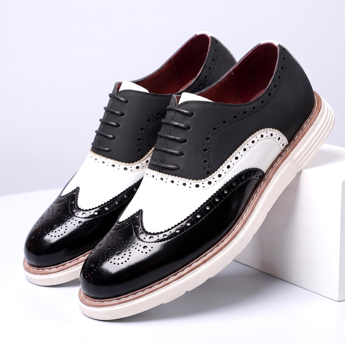 Raffaele | Oxford bicolore dal comfort moderno