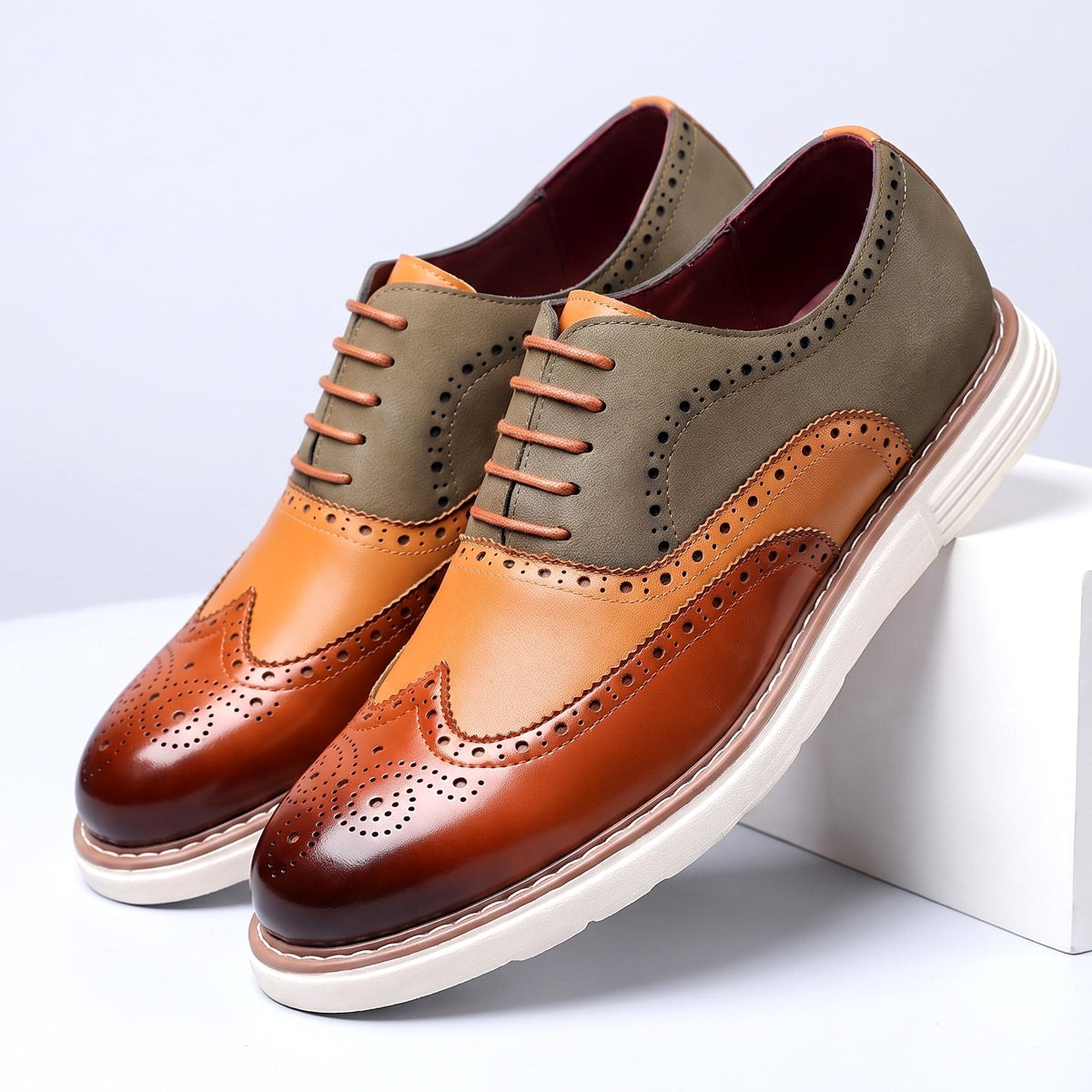 Raffaele | Oxford bicolore dal comfort moderno
