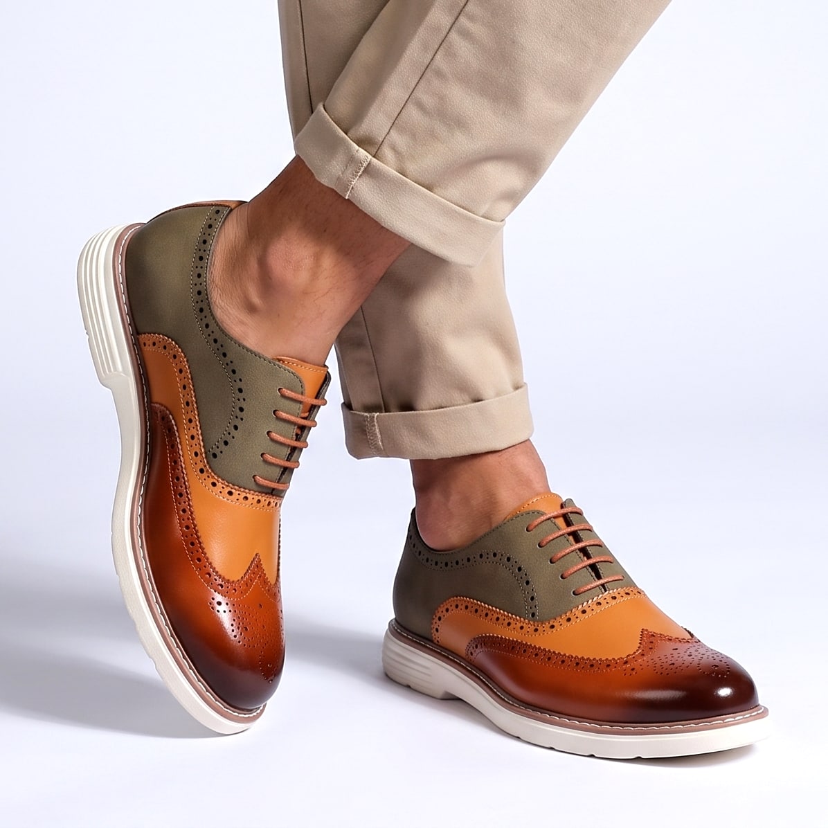 Raffaele | Oxford bicolore dal comfort moderno