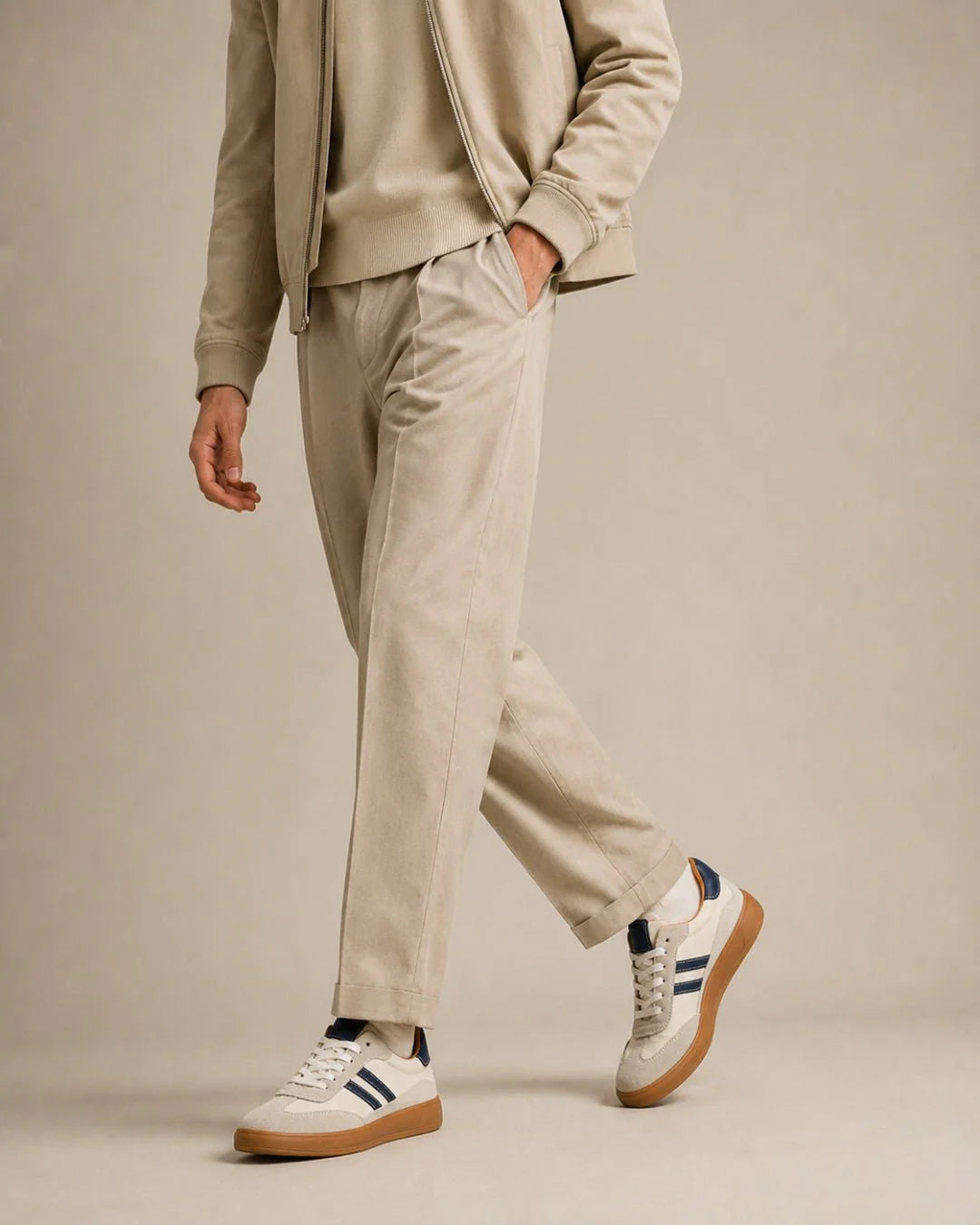 Belmont Court | Sneaker minimalista in pelle