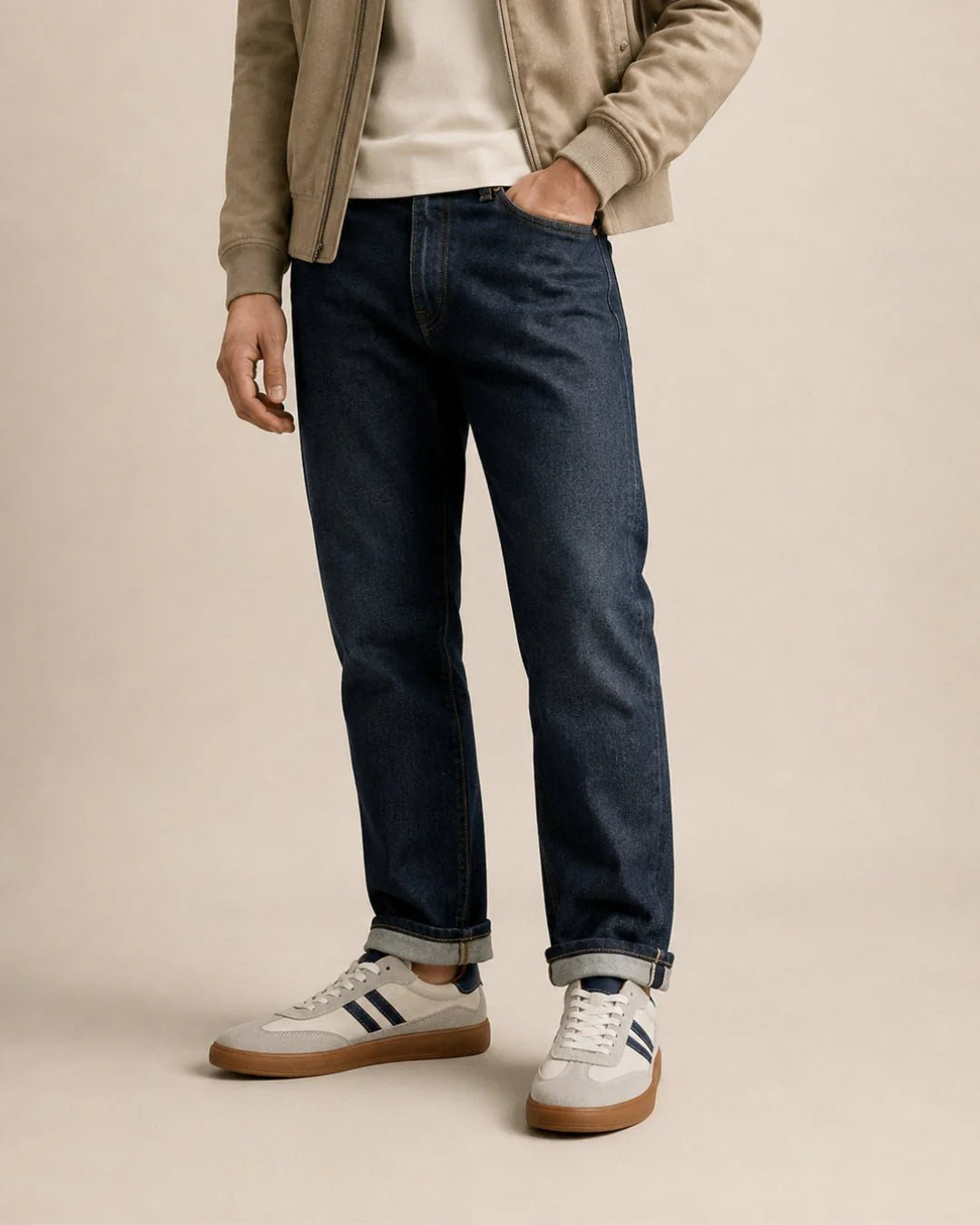 Belmont Court | Sneaker minimalista in pelle